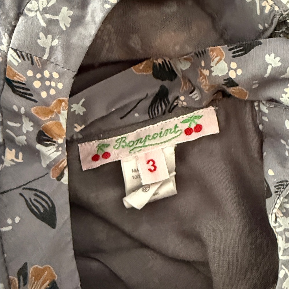 Bonpoint Girls Dress Size 3 - Picture 3 of 5